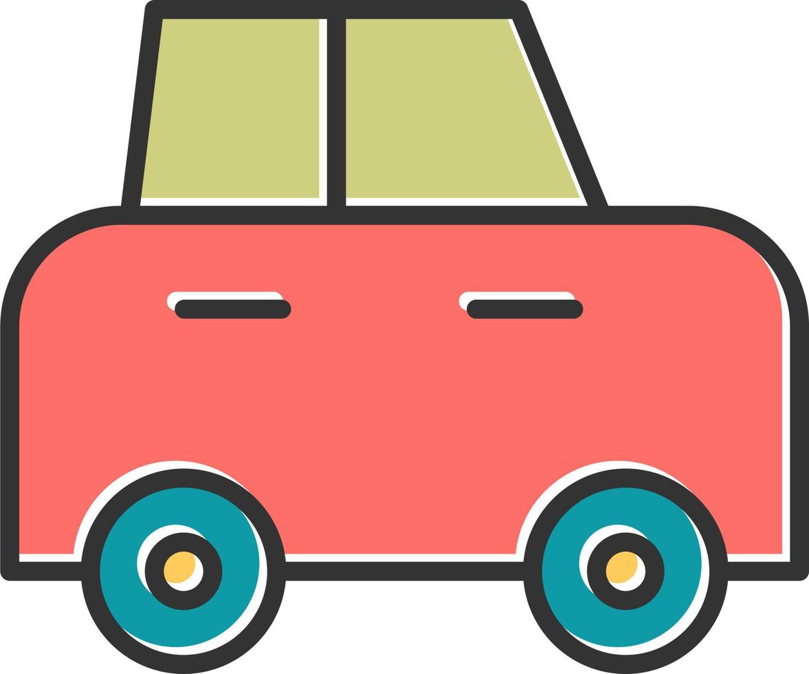 Toy Car Vector Icon