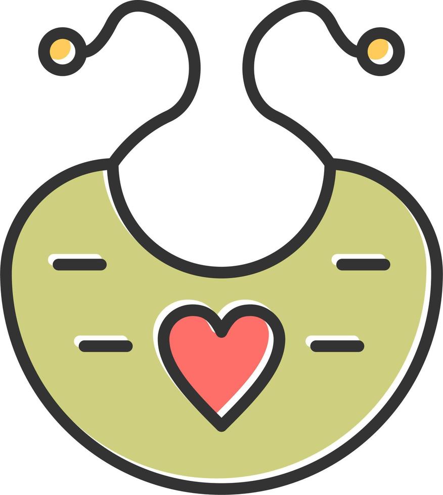 Baby Bib Vector Icon