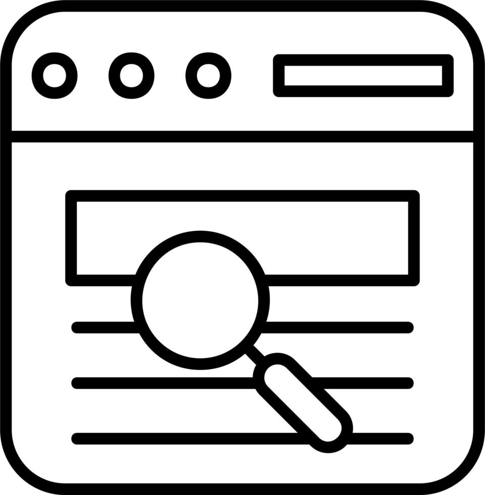 Research Vector Icon