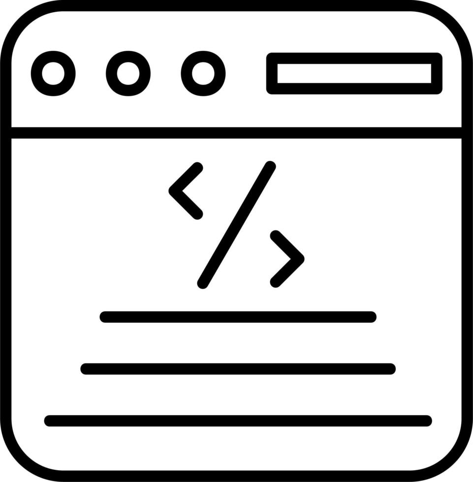 Coding Vector Icon