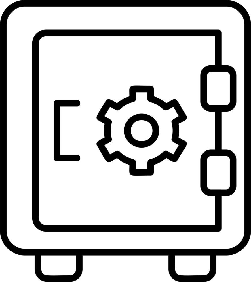 Security Box Vector Icon