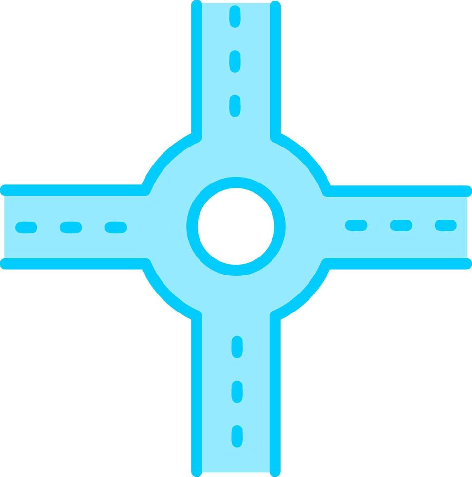 Crossroad Vector Icon