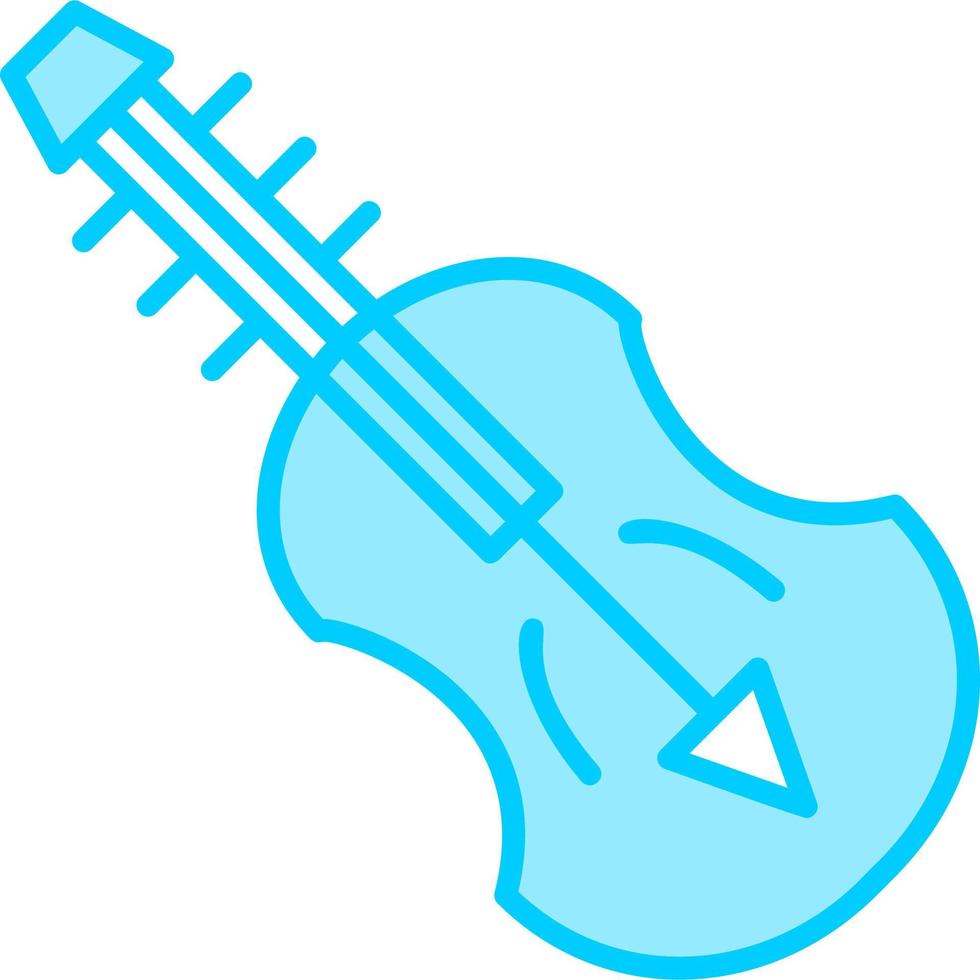 icono de vector de violín