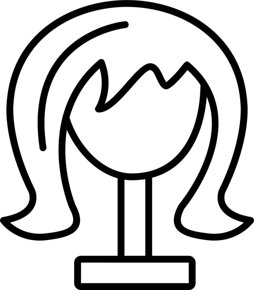Wig Vector Icon