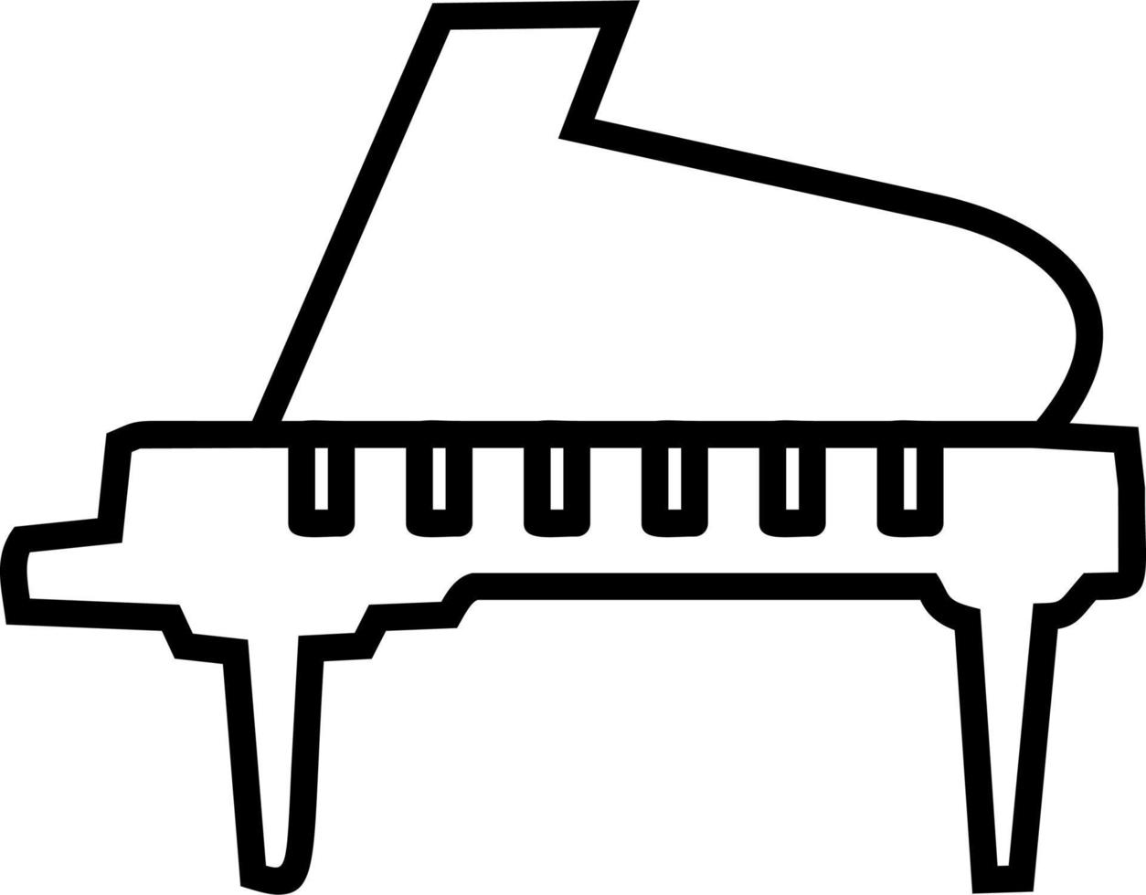 Grand Piano Vector Icon