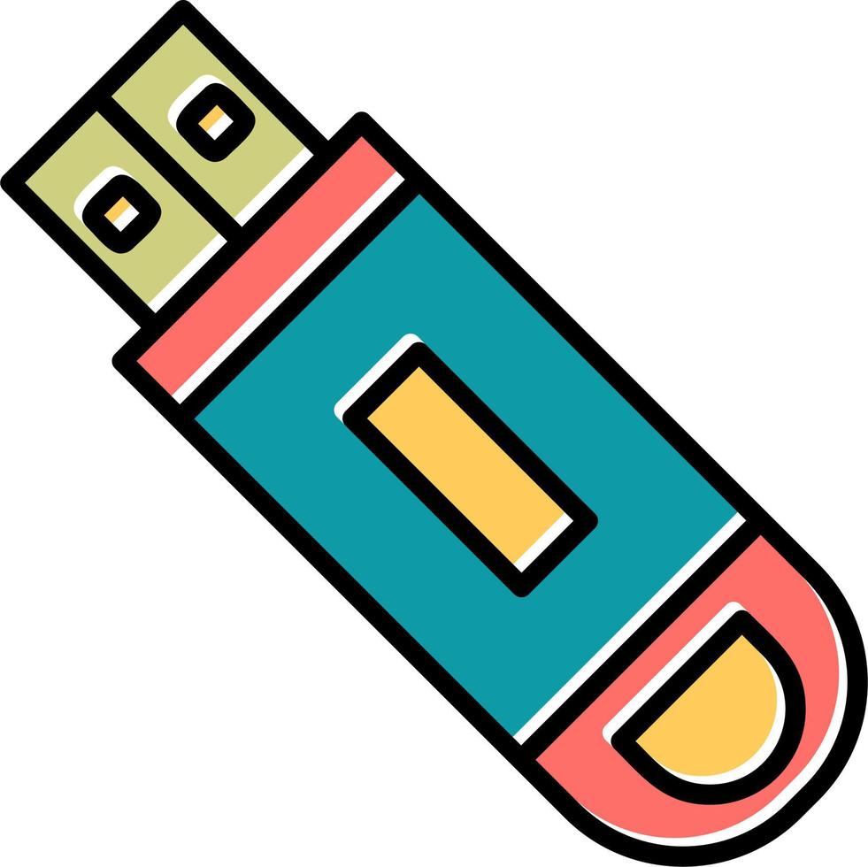 Flash Drive Vector Icon