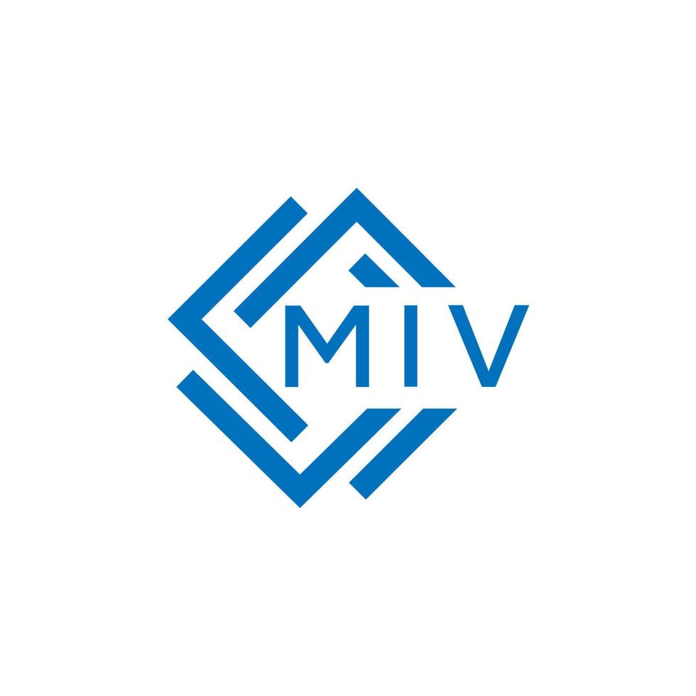 miv letra diseño.miv letra logo diseño en blanco antecedentes. miv creativo circulo letra logo concepto. miv letra diseño.miv letra logo diseño en blanco antecedentes. miv C vector