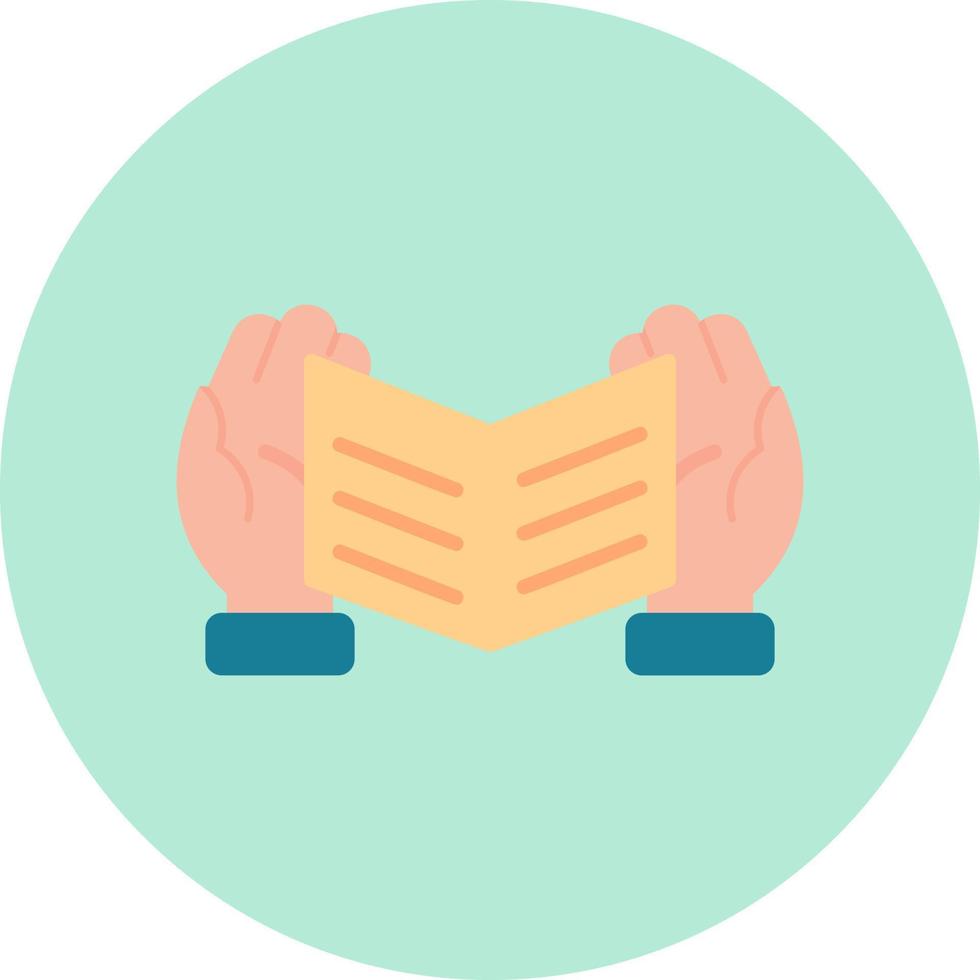 Quran Reading Vector Icon
