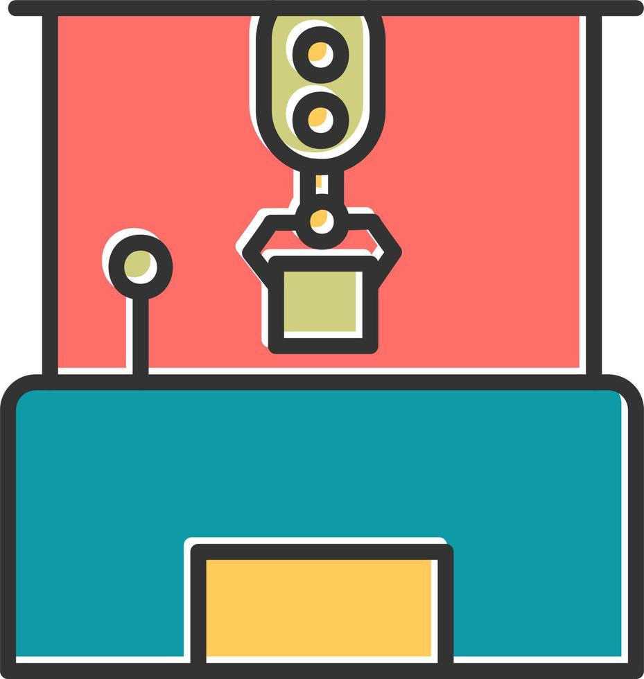 Claw Machine Vector Icon