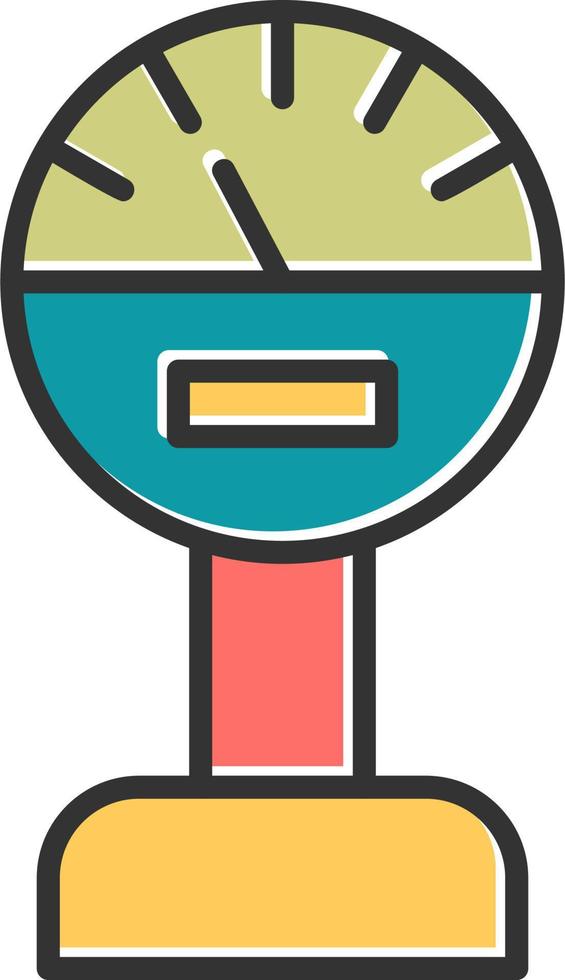 Pressure Meter Vector Icon