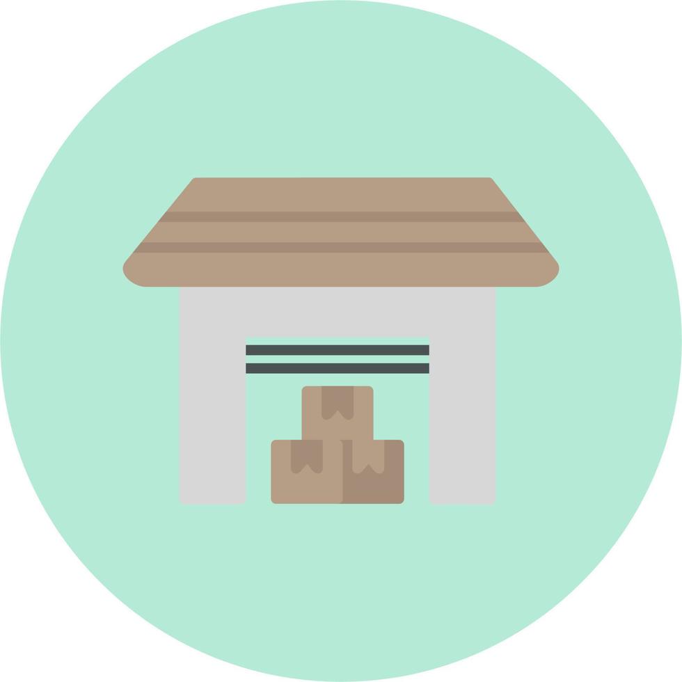 Warehouse Vector Icon