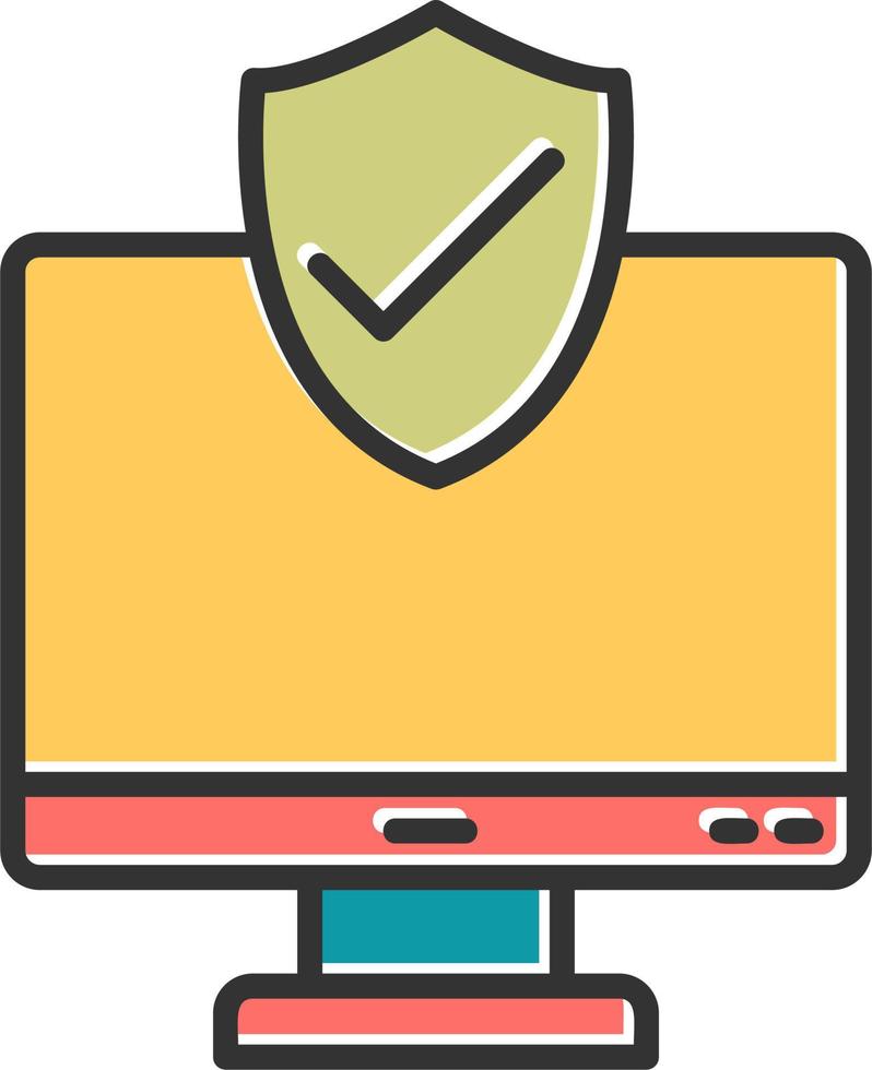 Cyber Security Vector Icon