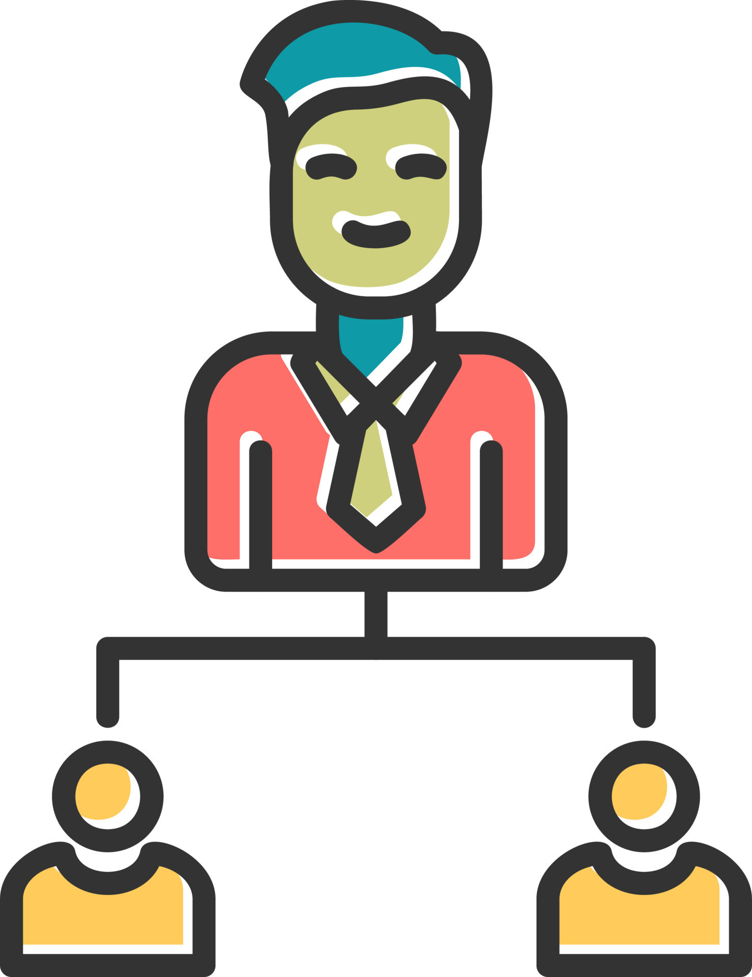 Hierarchy Vector Icon 20327028 Vector Art at Vecteezy