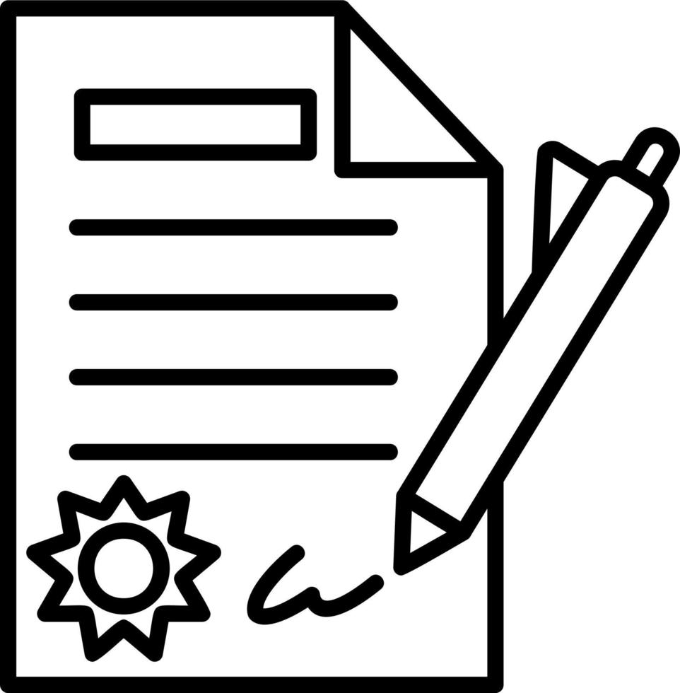 Contract Vector Icon