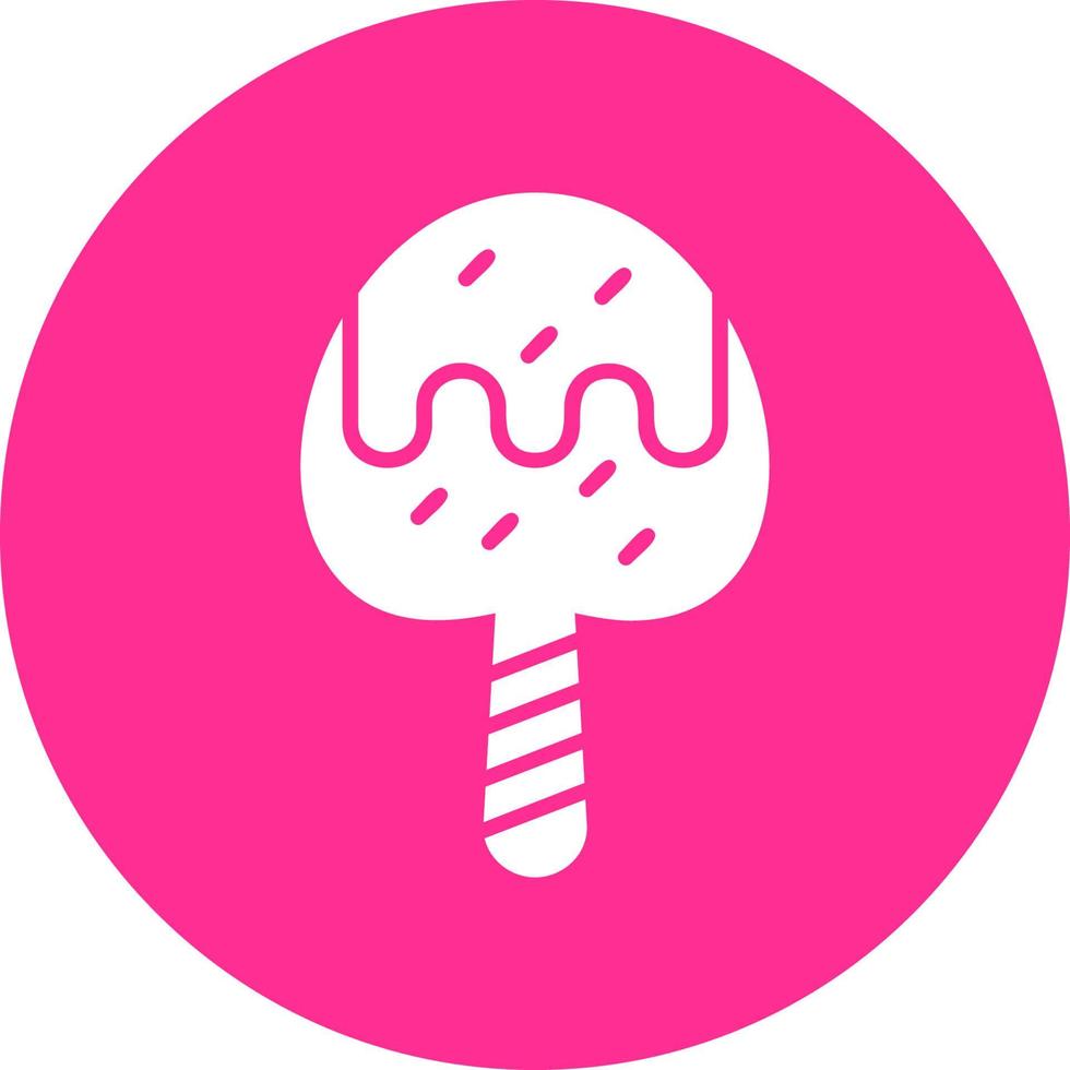 Toffee Apple Vector Icon