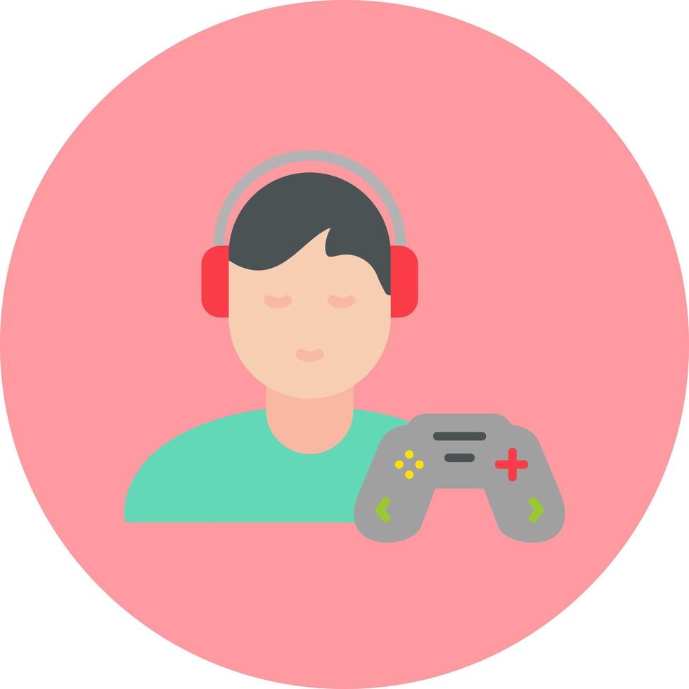 Gamer Vector Icon