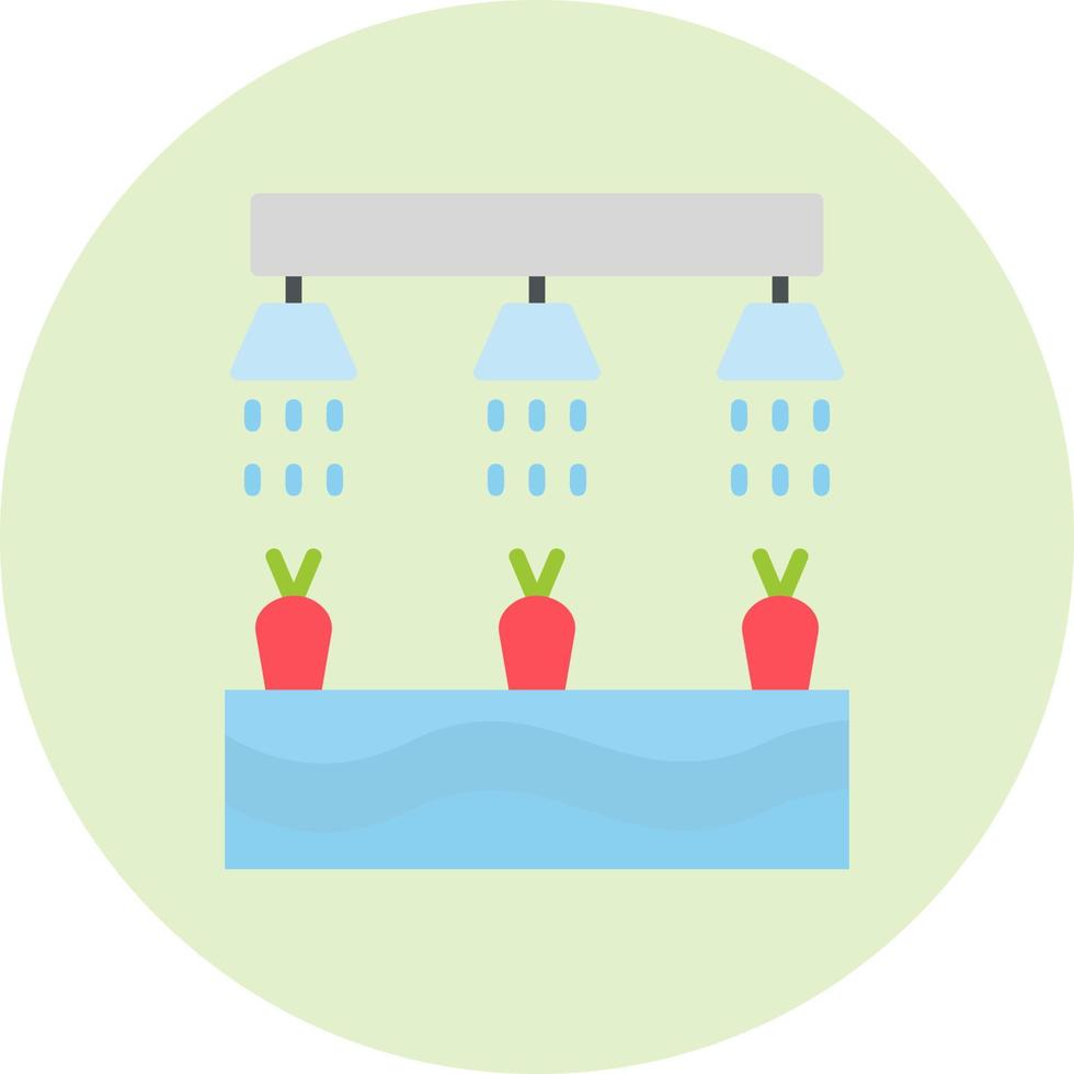 Sprinklers Carrots Vector Icon