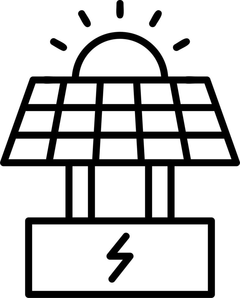 Solar Panel Vector Icon