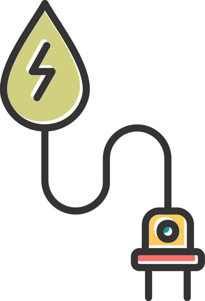 Hydro Power Vector Icon