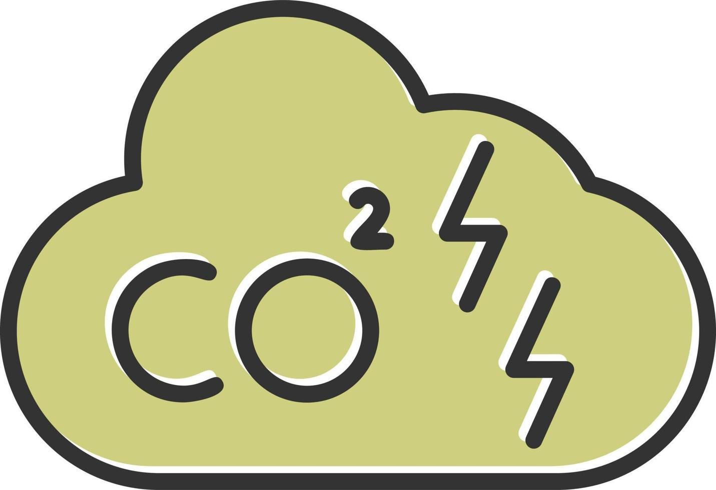 Carbon Dioxide Vector Icon