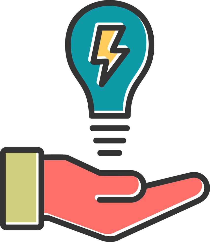 Saving Energy Vector Icon