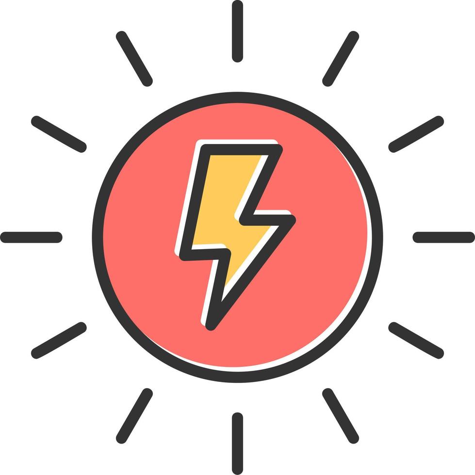 Solar Power Vector Icon