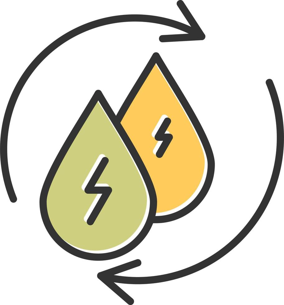 Water Energy Vector Icon