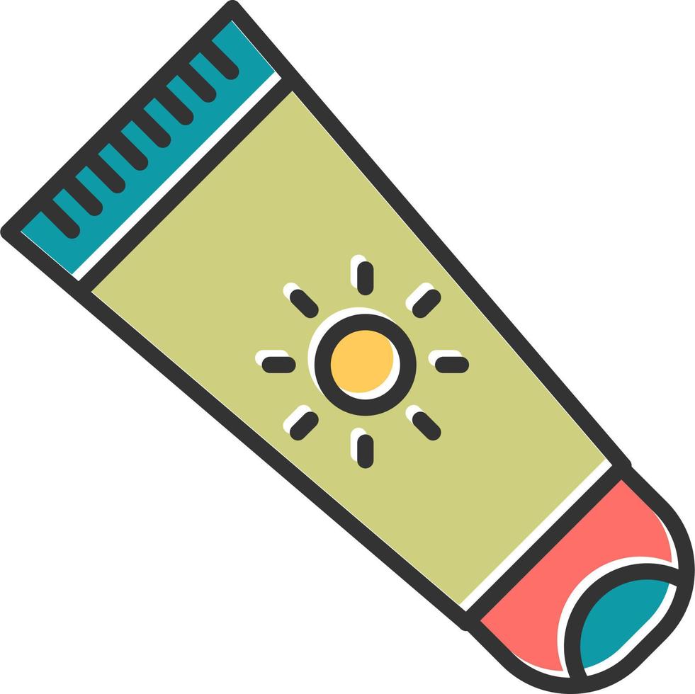 Sunblock Vector Icon