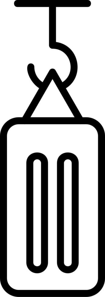 Boxing Bag Vector Icon