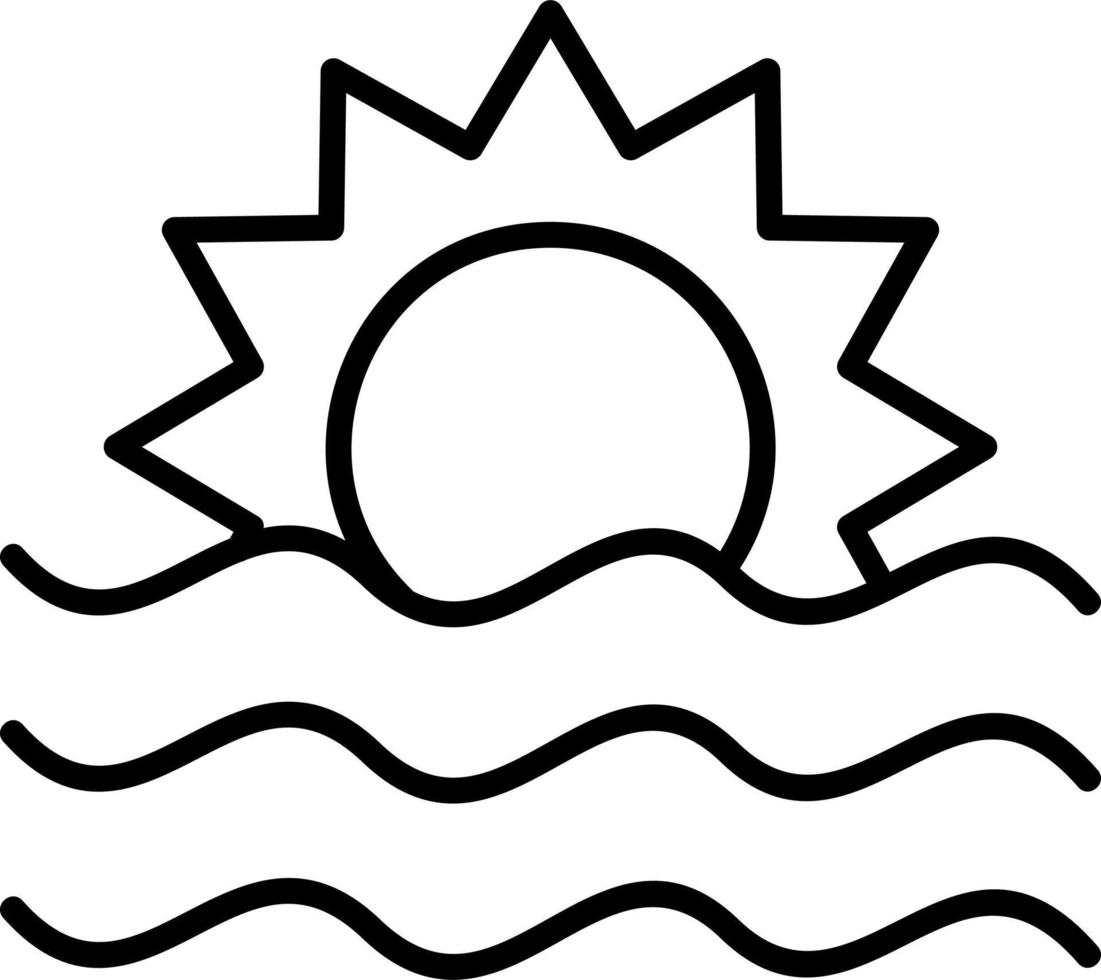 Sunrise Vector Icon