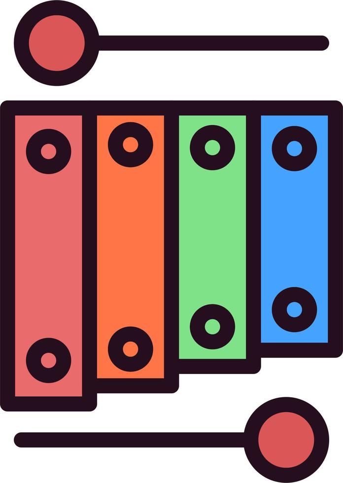 Xylophone Vector Icon