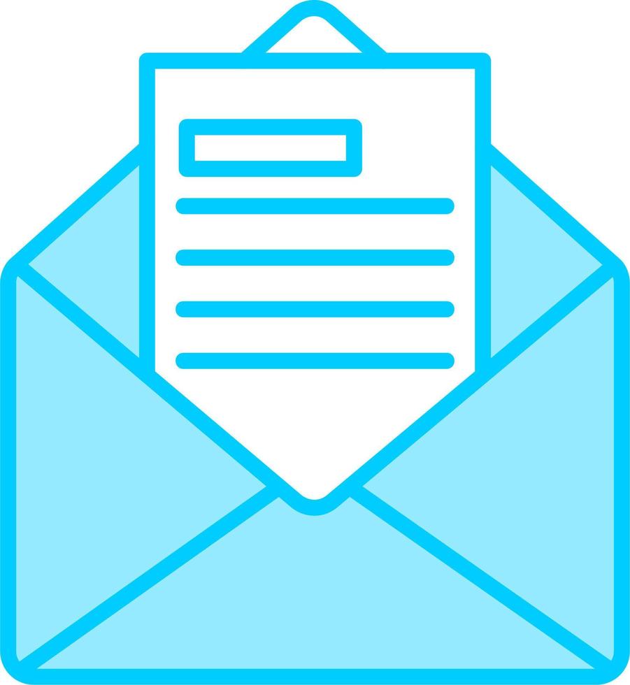 Mail Job Offer Vector Icon