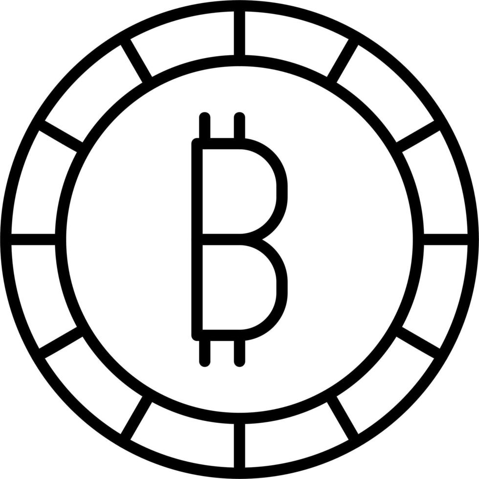 Bitcoin Cryptocurrency Vector Icon