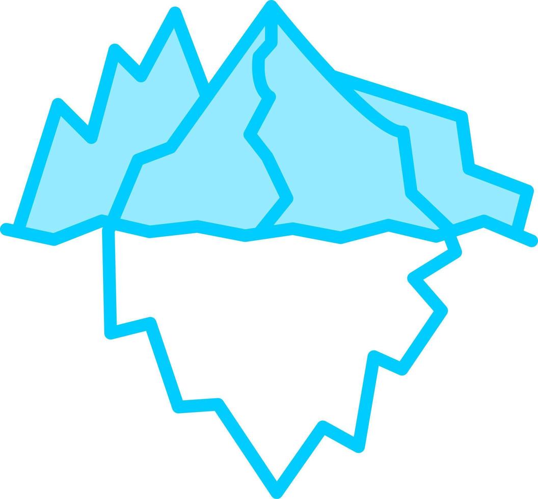Iceberg Vector Icon