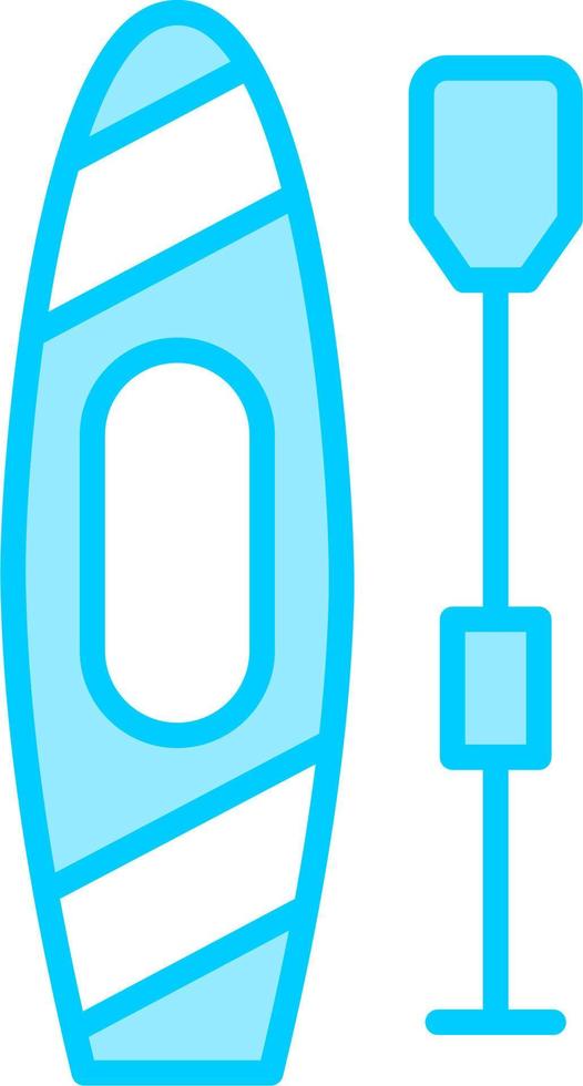 Paddle Board Vector Icon