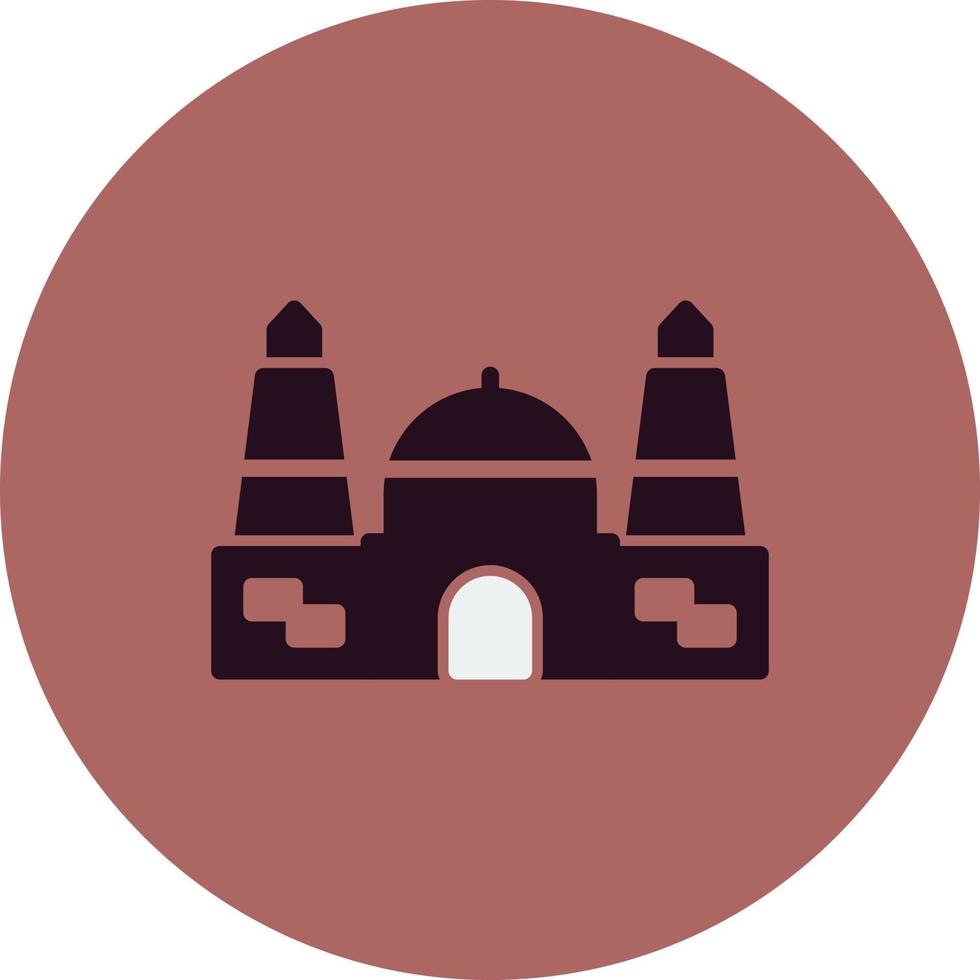 icono de vector de templo