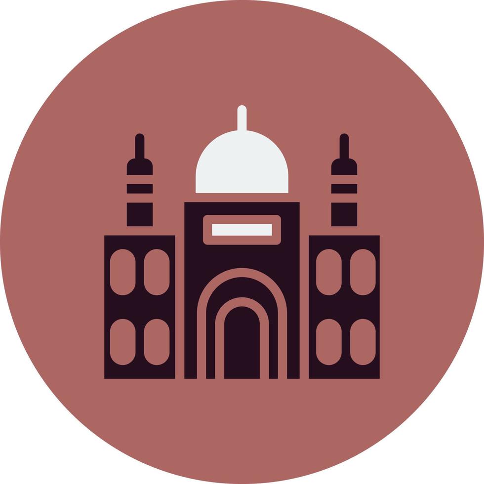 Taj Mahal Vector Icon