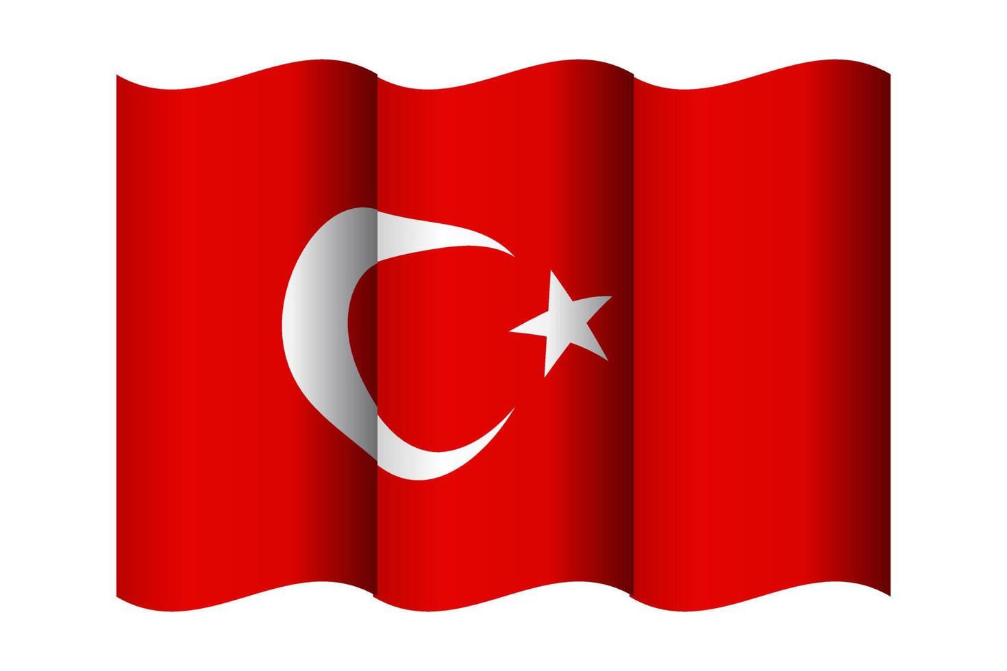 Turquía bandera. bandera de Turquía vector página símbolo para web sitio diseño. Turquía bandera logo, aplicación, ui Turquía bandera vector ilustración, eps10
