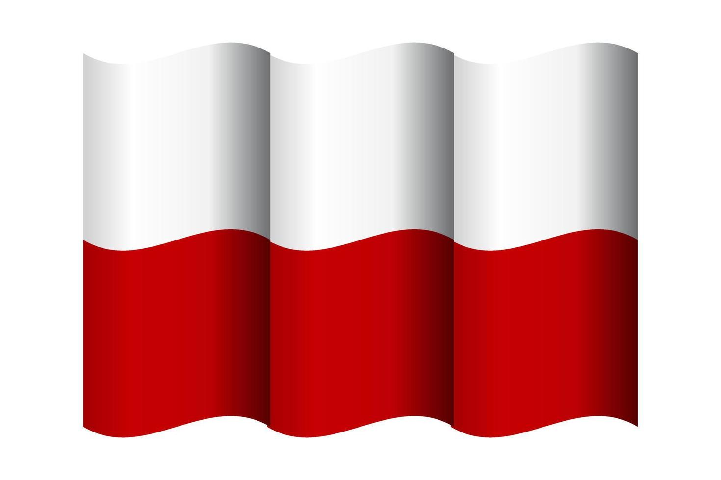 bandera de Polonia. bandera de el polaco república vector página símbolo para web sitio diseño. Polonia bandera logo, aplicación, ui Polonia bandera vector ilustración, eps10