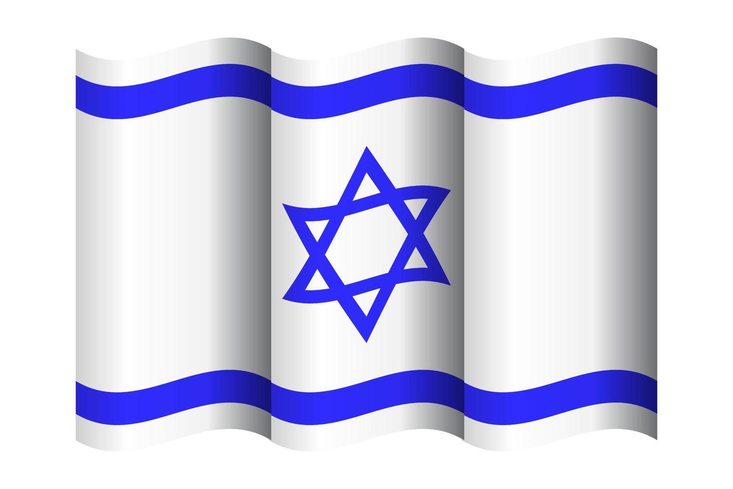 bandera de Israel. bandera de el Israel vector página símbolo para web sitio diseño. israel bandera logo, aplicación, ui israel bandera vector ilustración, eps10