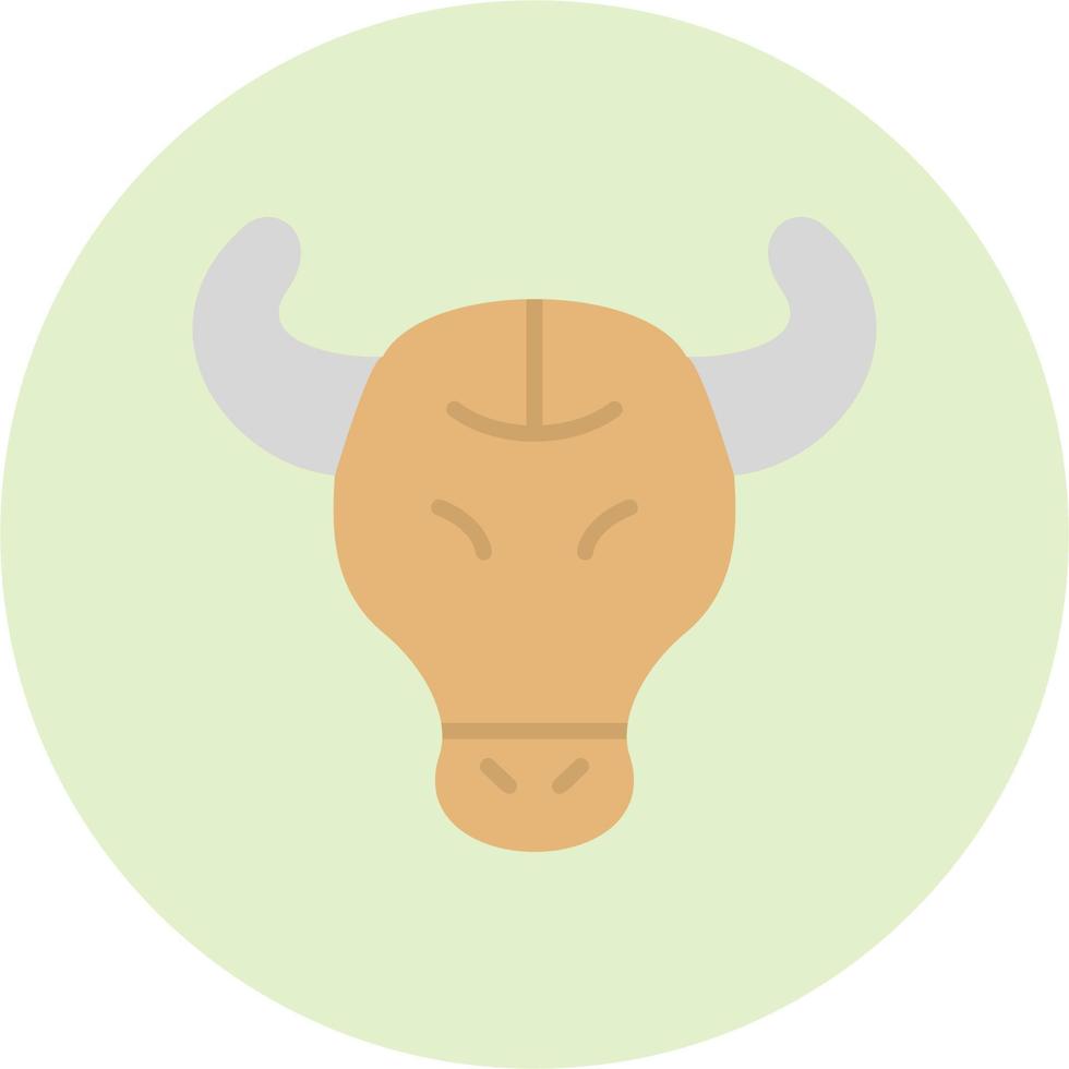 toro cráneo vector icono