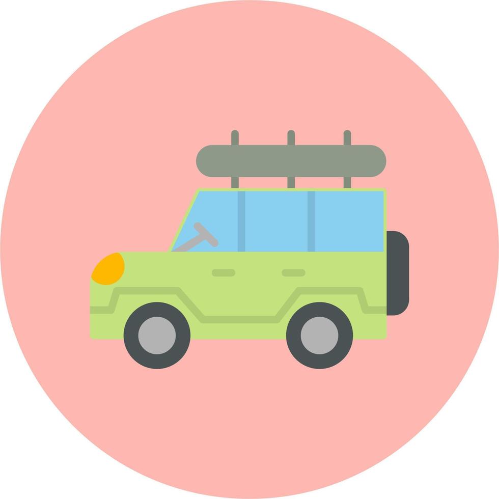Safari car Vector Icon