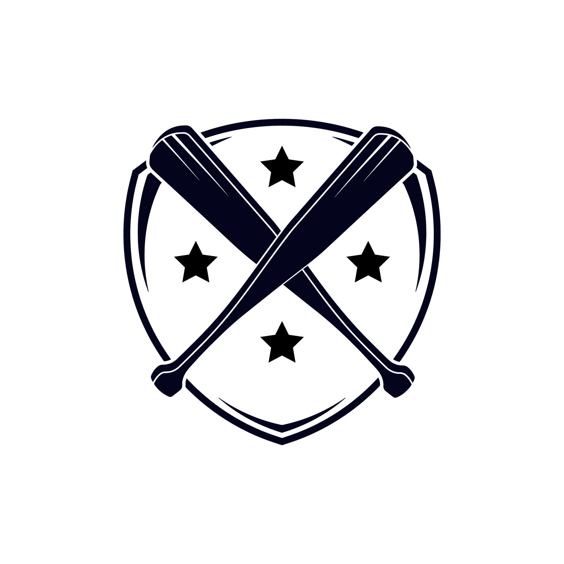 baseball team logo badge sticker emblem 20328784 Vector Art at Vecteezy