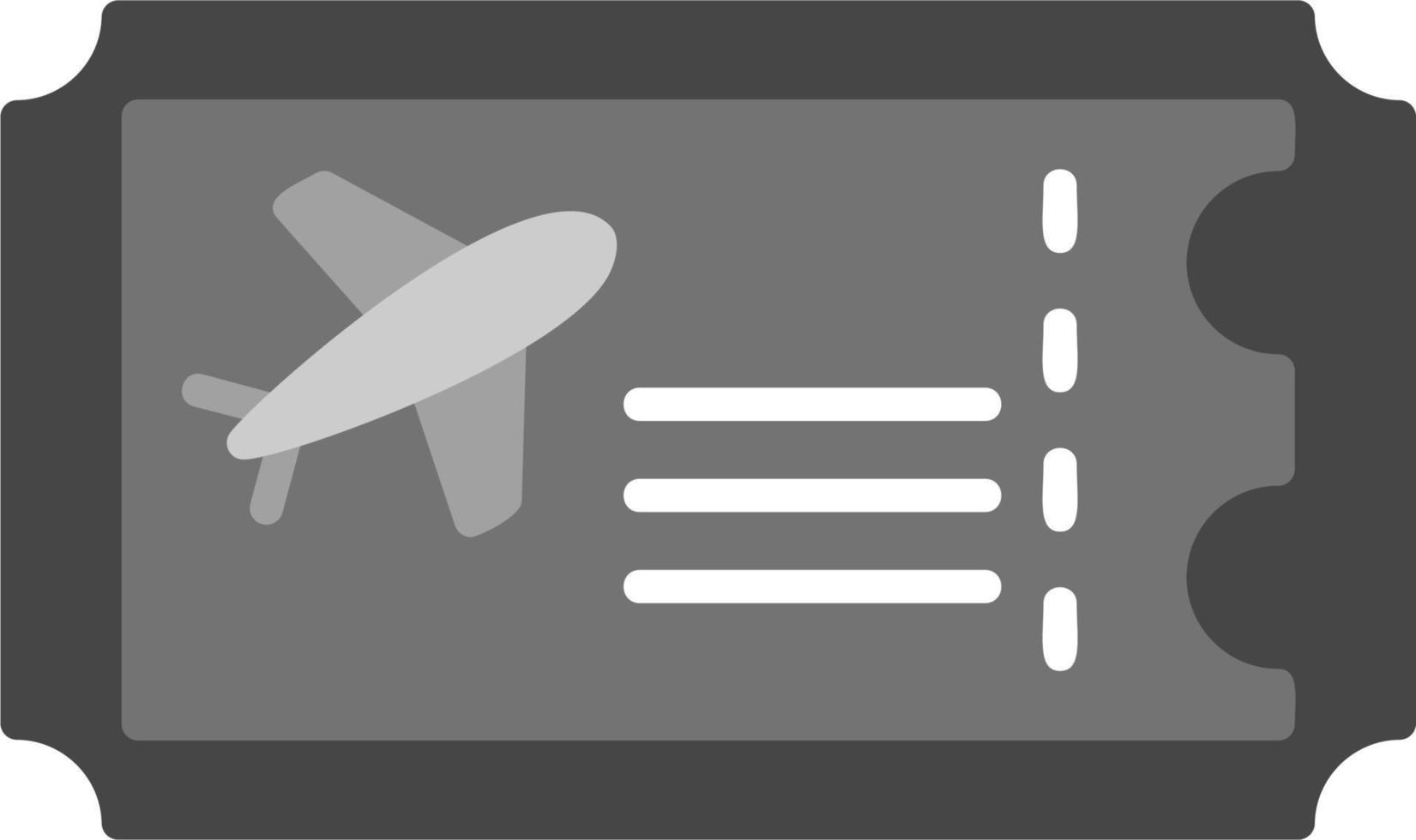 Plane ticket Vector Icon
