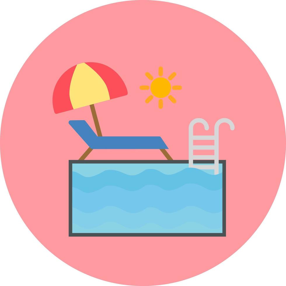 Swimming Pool Vector Icon
