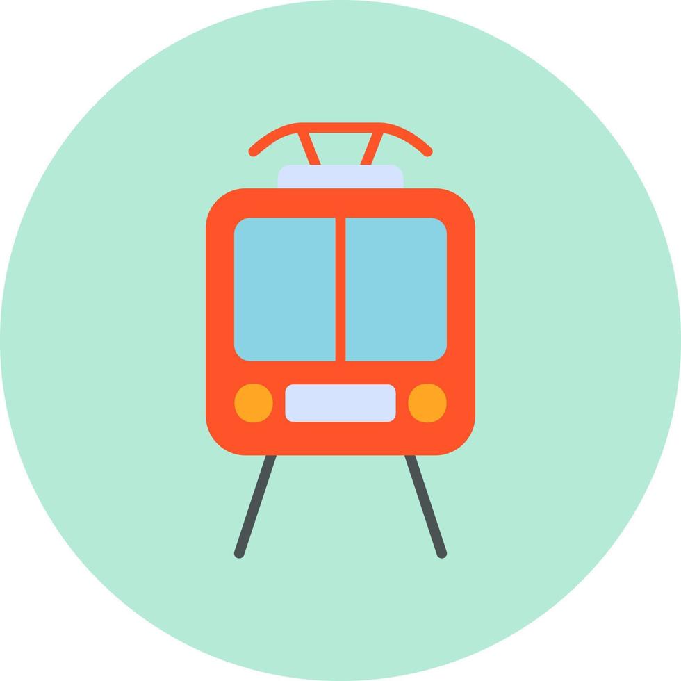 Tram Vector Icon