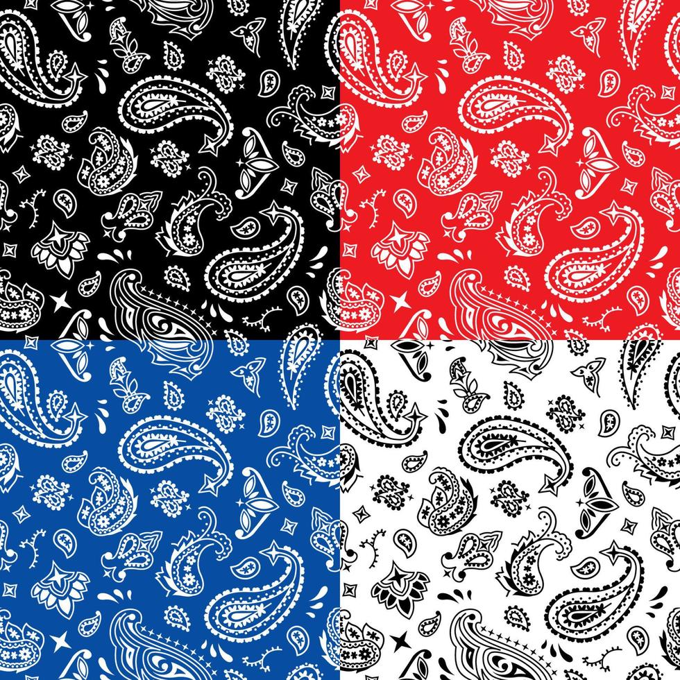 Bandana Seamless Pattern vector