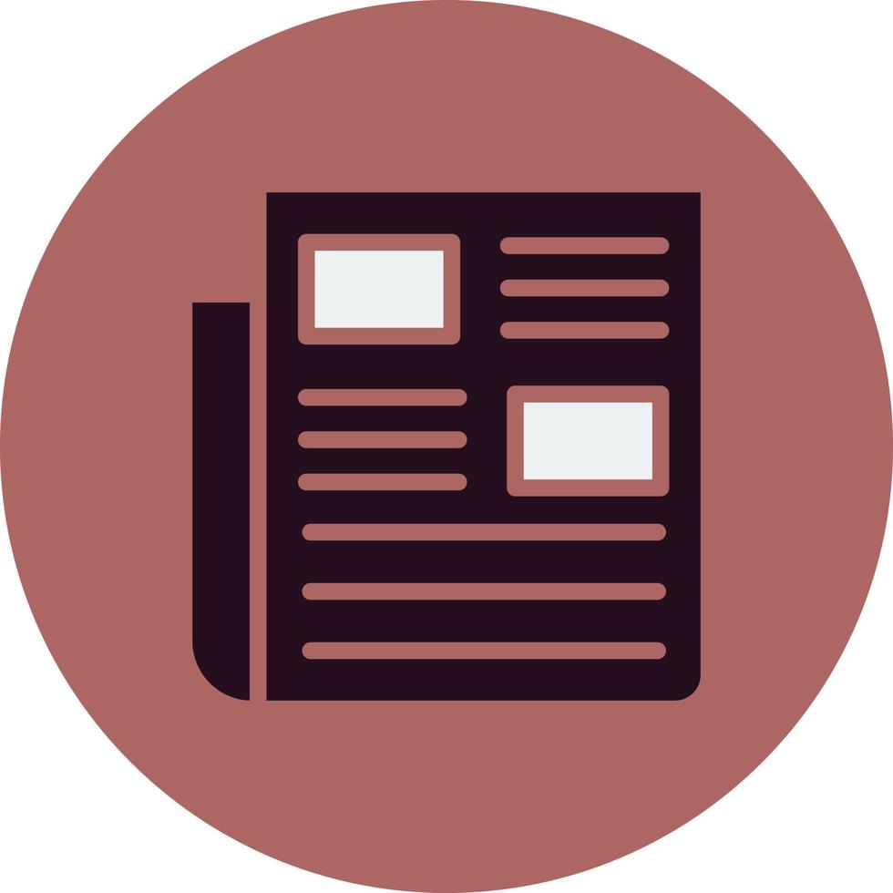 Newspaper Vector Icon