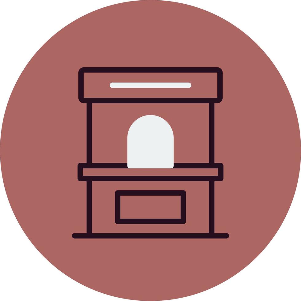 Ticket Box Vector Icon