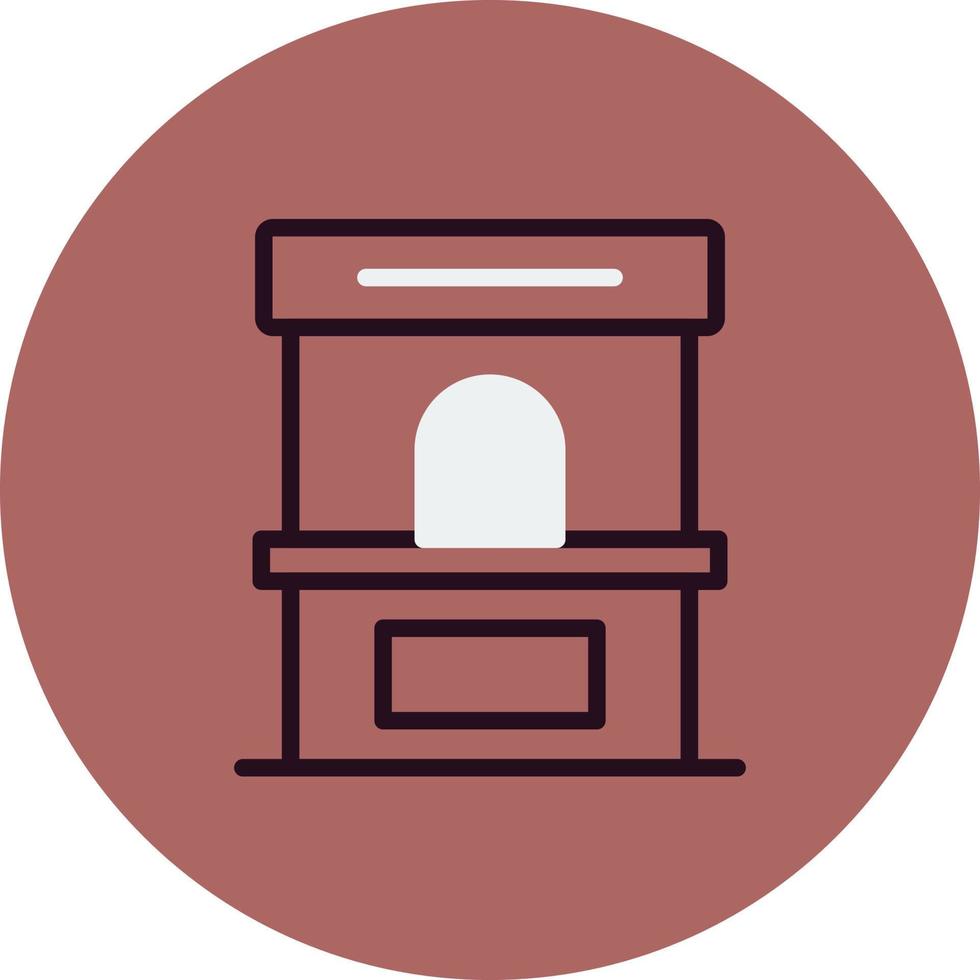 Ticket Box Vector Icon